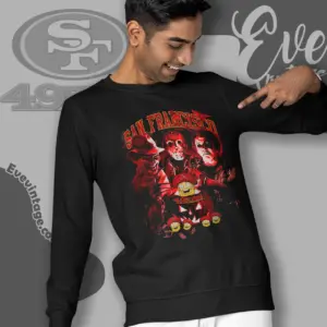 San Francisco 49ers Horror Halloween Sweatshirt