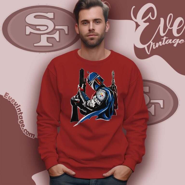 San Francisco 49ers Mandalorian Star Wars Shirt Sweatshirt San Francisco 49ers Mandalorian Star Wars Shirt Sweatshirt