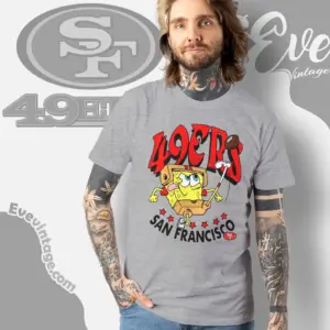 San Francisco 49ers Spongebob Squarepants T shirt