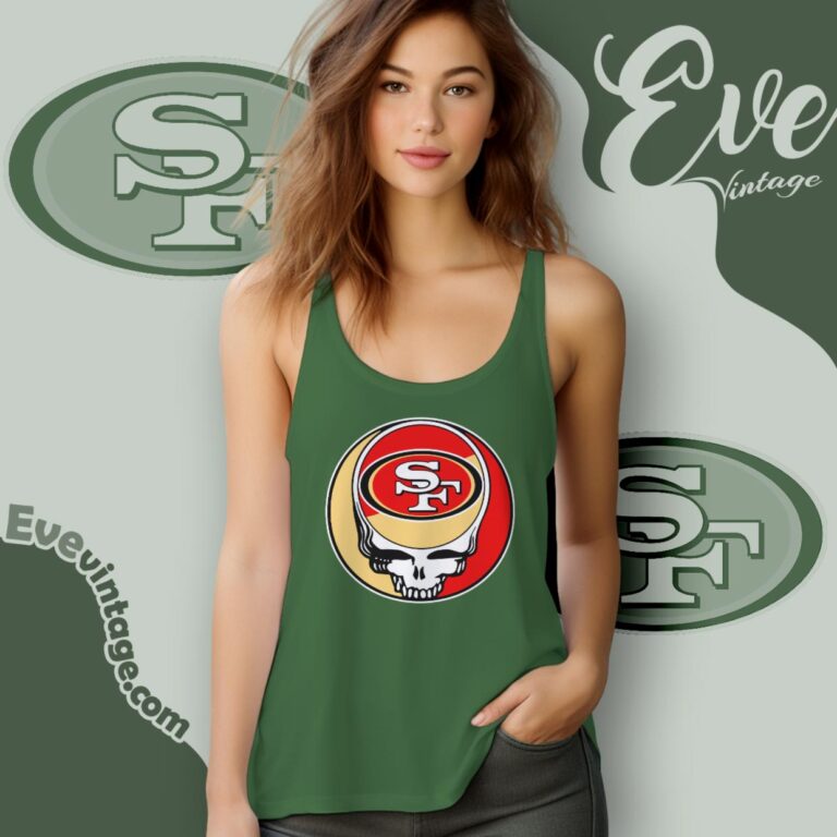 San Francisco 49ers Steal Your Face Grateful Dead Shirt Tank Top Racerback San Francisco 49ers Steal Your Face Grateful Dead Shirt Tank Top Racerback