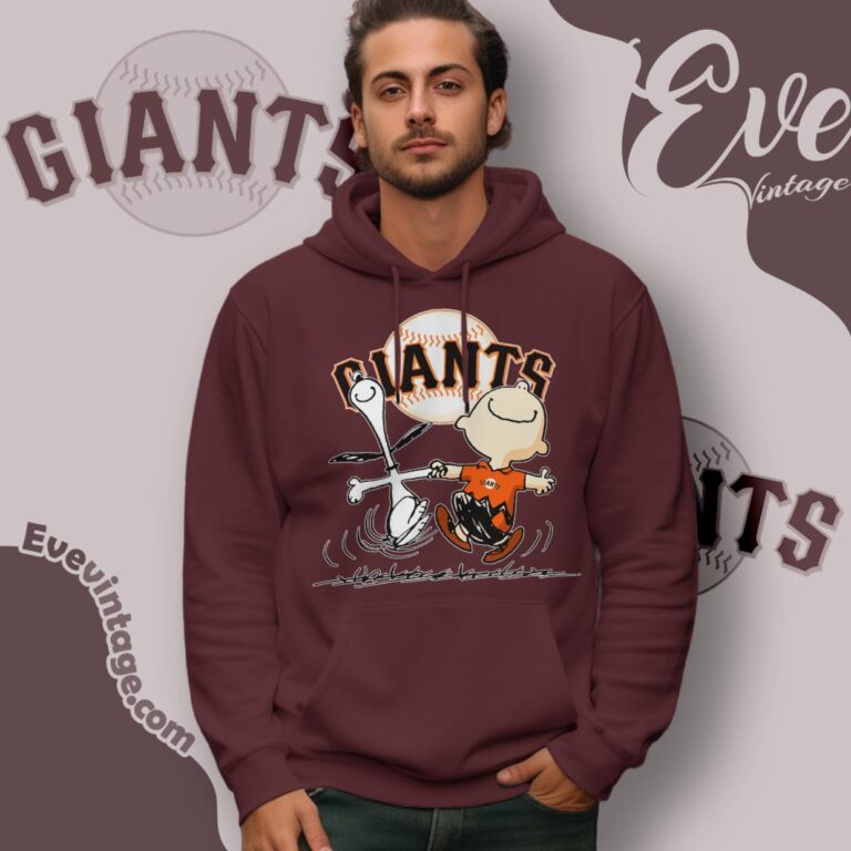 San Francisco Giants Charlie Brown Snoopy Happy Dancing Shirt Hoodie San Francisco Giants Charlie Brown Snoopy Happy Dancing Shirt Hoodie