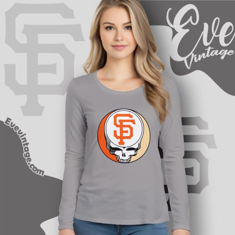 San Francisco Giants Steal Your Face Grateful Dead Shirt Long Sleeve Tee San Francisco Giants Steal Your Face Grateful Dead Shirt Long Sleeve Tee