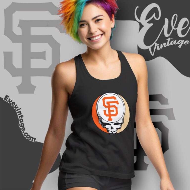 San Francisco Giants Steal Your Face Grateful Dead Shirt Tank Top Racerback San Francisco Giants Steal Your Face Grateful Dead Shirt Tank Top Racerback