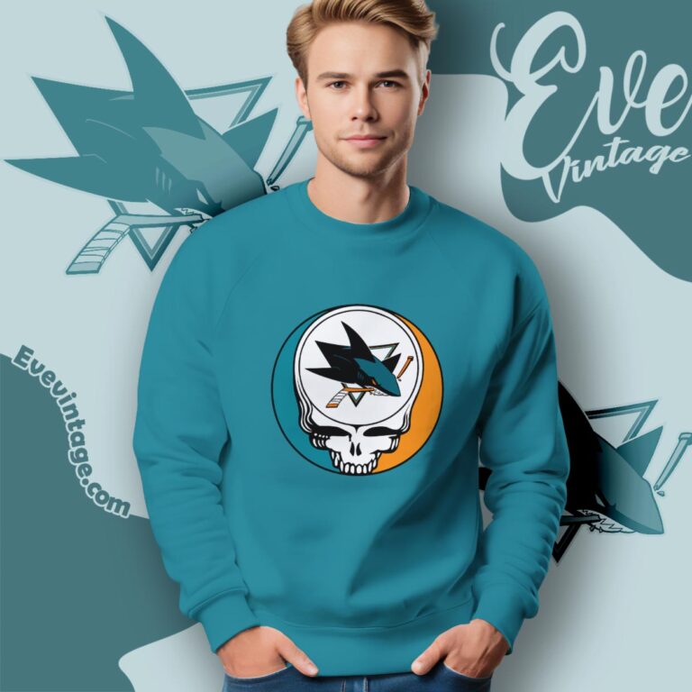 San Jose Sharks Steal Your Face Grateful Dead Shirt Sweatshirt San Jose Sharks Steal Your Face Grateful Dead Shirt Sweatshirt
