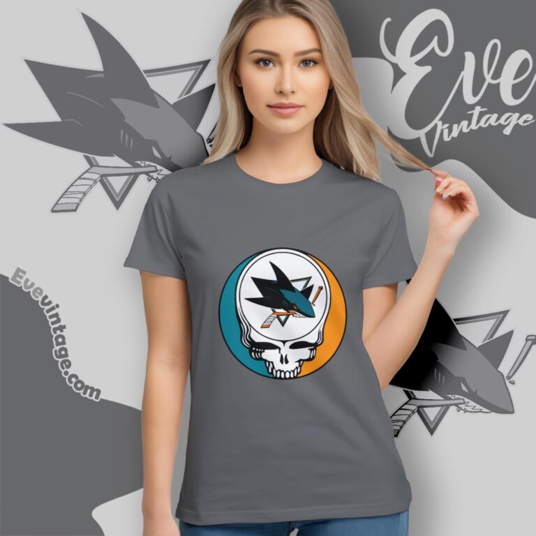 San Jose Sharks Steal Your Face Grateful Dead Shirt Women T Shirt San Jose Sharks Steal Your Face Grateful Dead Shirt Women T Shirt