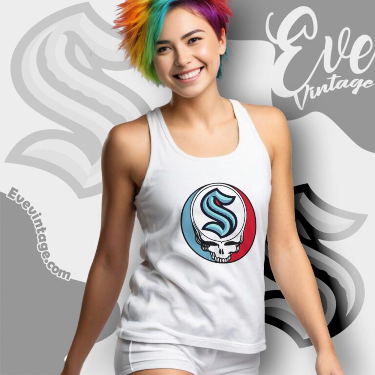 Seattle Kraken Steal Your Face Grateful Dead Shirt Tank Top Racerback Seattle Kraken Steal Your Face Grateful Dead Shirt Tank Top Racerback