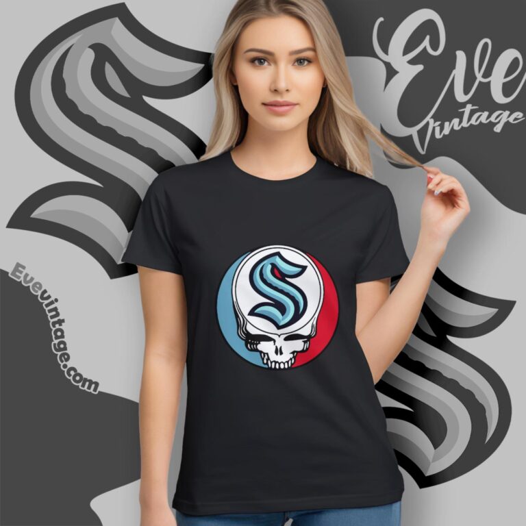 Seattle Kraken Steal Your Face Grateful Dead Shirt Women T Shirt Seattle Kraken Steal Your Face Grateful Dead Shirt Women T Shirt