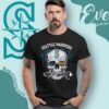 Seattle Mariners Harley Davidson Skull Shirt