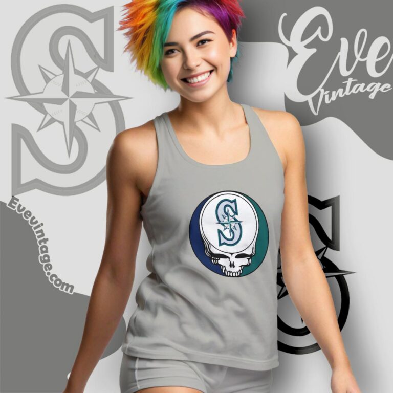 Seattle Mariners Steal Your Face Grateful Dead Shirt Tank Top Racerback Seattle Mariners Steal Your Face Grateful Dead Shirt Tank Top Racerback