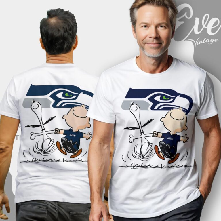 Seattle Seahawks Charlie Brown Snoopy Happy Dancing Shirt T Shirt Seattle Seahawks Charlie Brown Snoopy Happy Dancing Shirt T Shirt