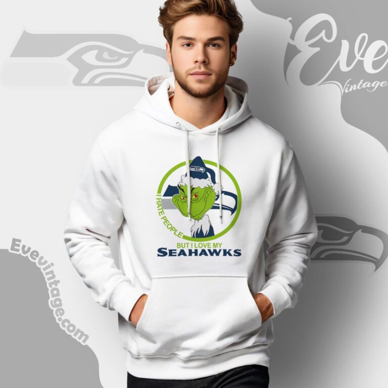 Seattle Seahawks Christmas Grinch Shirt I Hate People But I Love My Seahawks Hoodie Seattle Seahawks Christmas Grinch Shirt I Hate People But I Love My Seahawks Hoodie