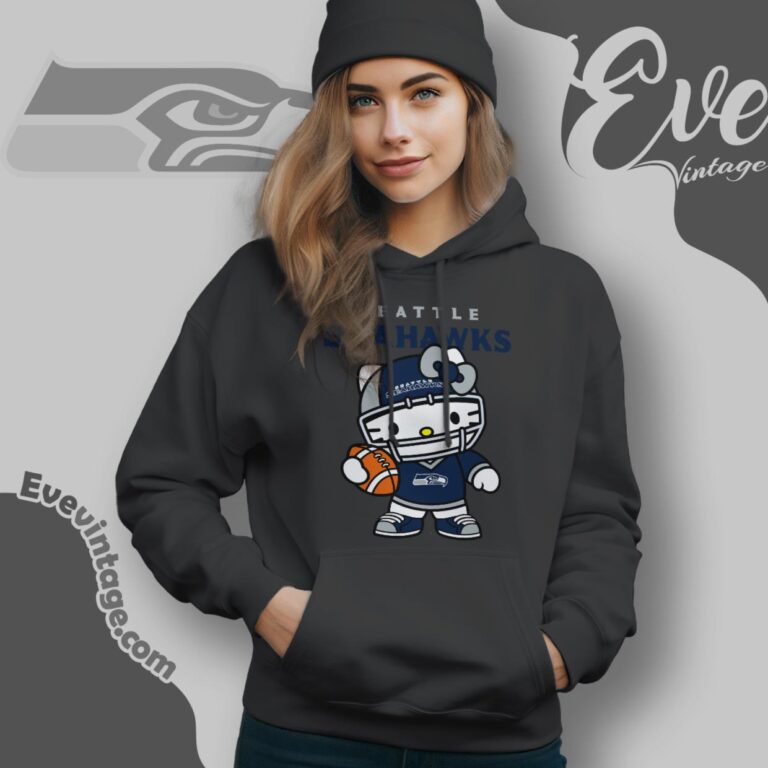 Seattle Seahawks Hello Kitty Shirt Hoodie Seattle Seahawks Hello Kitty Shirt Hoodie