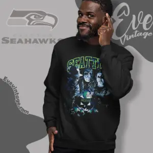 Seattle Seahawks Horror Halloween Shirt Sweatshirt