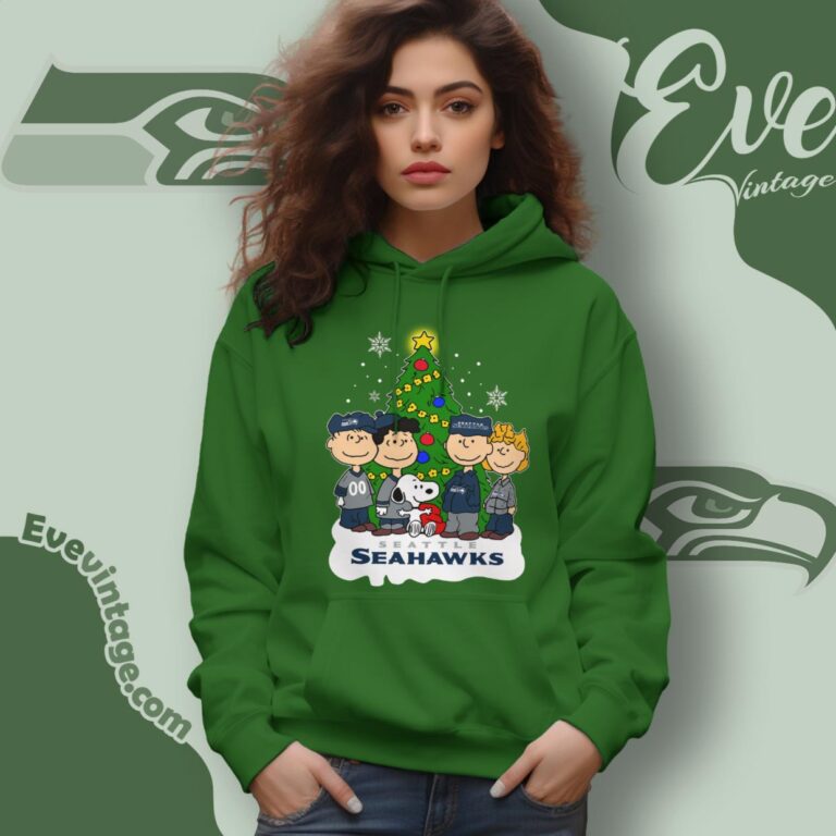 Seattle Seahawks Snoopy The Peanuts Christmas Shirt Hoodie Seattle Seahawks Snoopy The Peanuts Christmas Shirt Hoodie