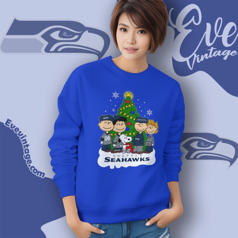 Seattle Seahawks Snoopy The Peanuts Christmas Shirt Sweatshirt Seattle Seahawks Snoopy The Peanuts Christmas Shirt Sweatshirt