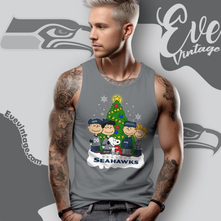 Seattle Seahawks Snoopy The Peanuts Christmas Shirt Tank Top Racerback Seattle Seahawks Snoopy The Peanuts Christmas Shirt Tank Top Racerback