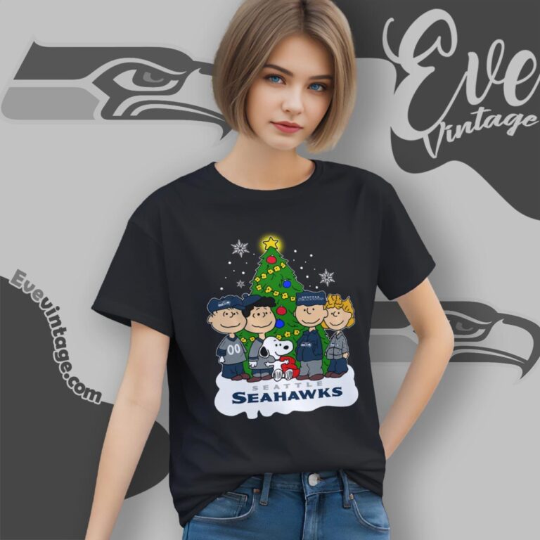 Seattle Seahawks Snoopy The Peanuts Christmas Shirt Women T Shirt Seattle Seahawks Snoopy The Peanuts Christmas Shirt Women T Shirt