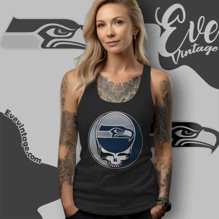 Seattle Seahawks Steal Your Face Grateful Dead Shirt Tank Top Racerback Seattle Seahawks Steal Your Face Grateful Dead Shirt Tank Top Racerback