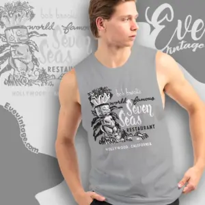 Seven Seas Shirt Hollywood Tiki Bar Tank Top Racerback