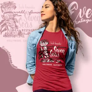 Seven Seas Shirt Hollywood Tiki Bar Women T shirt
