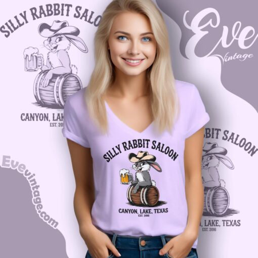 Silly Rabbit Saloon Shirt – Canyon Lake Texas Dive Bar Tee