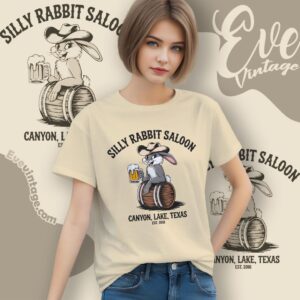 Silly Rabbit Saloon Shirt – Canyon Lake Texas Dive Bar Tee