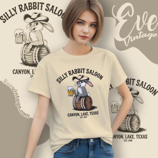 Silly Rabbit Saloon Shirt – Canyon Lake Texas Dive Bar Tee