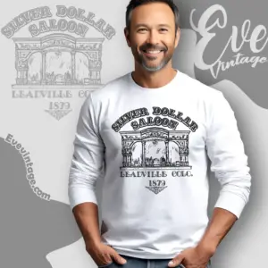 Silver Dollar Saloon Shirt Leadville Co Dive Bar Long Sleeve Tee