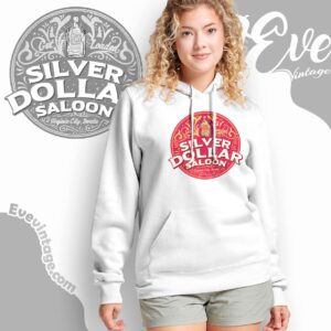 Silver Dollar Saloon Shirt Virginia Nevada Dive Bar Hoodie