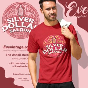 Silver Dollar Saloon Shirt Virginia Nevada Dive Bar T shirt