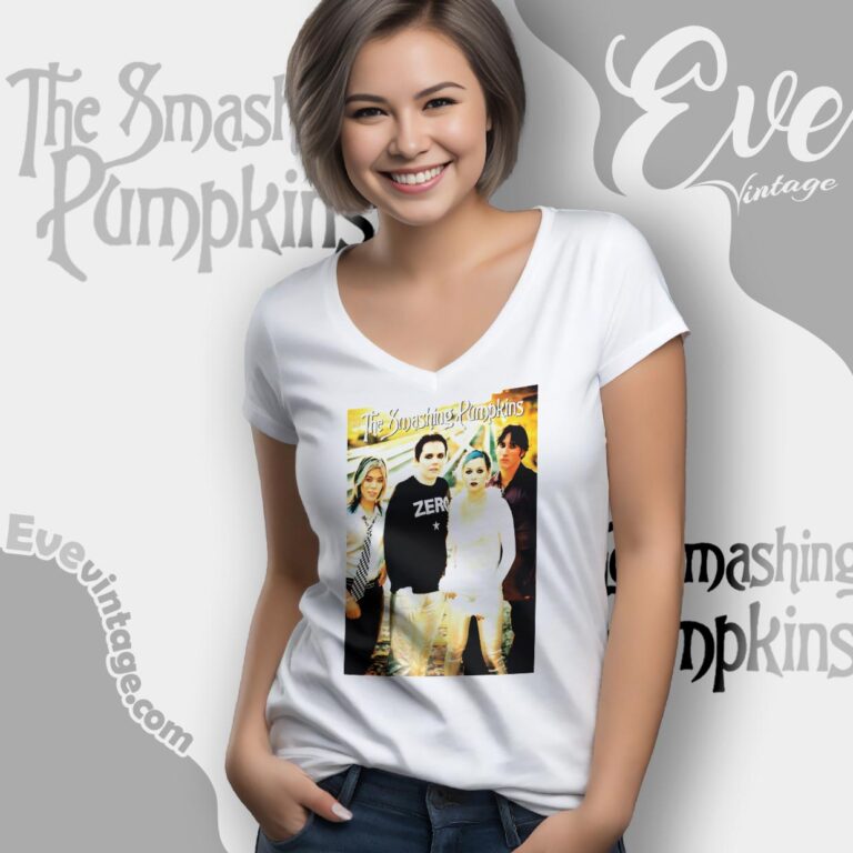 Smashing Pumpkins 1995 Rolling Stone Cover Shirt V Neck TShirt Smashing Pumpkins 1995 Rolling Stone Cover Shirt V Neck TShirt