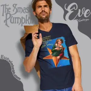 Smashing Pumpkins Album Mellon Collie V Neck TShirt