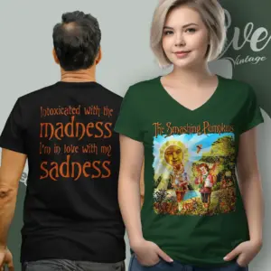 Smashing Pumpkins Shirt Mellon Collie And The Infinite Sadness Art V Neck TShirt