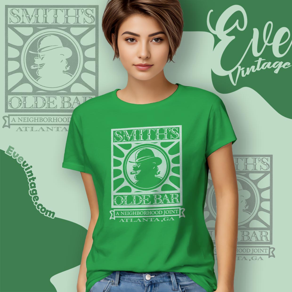 Smith's Olde Bar Shirt Atlanta Ga Dive Bar Women T shirt Smith's Olde Bar Shirt Atlanta Ga Dive Bar Women T shirt