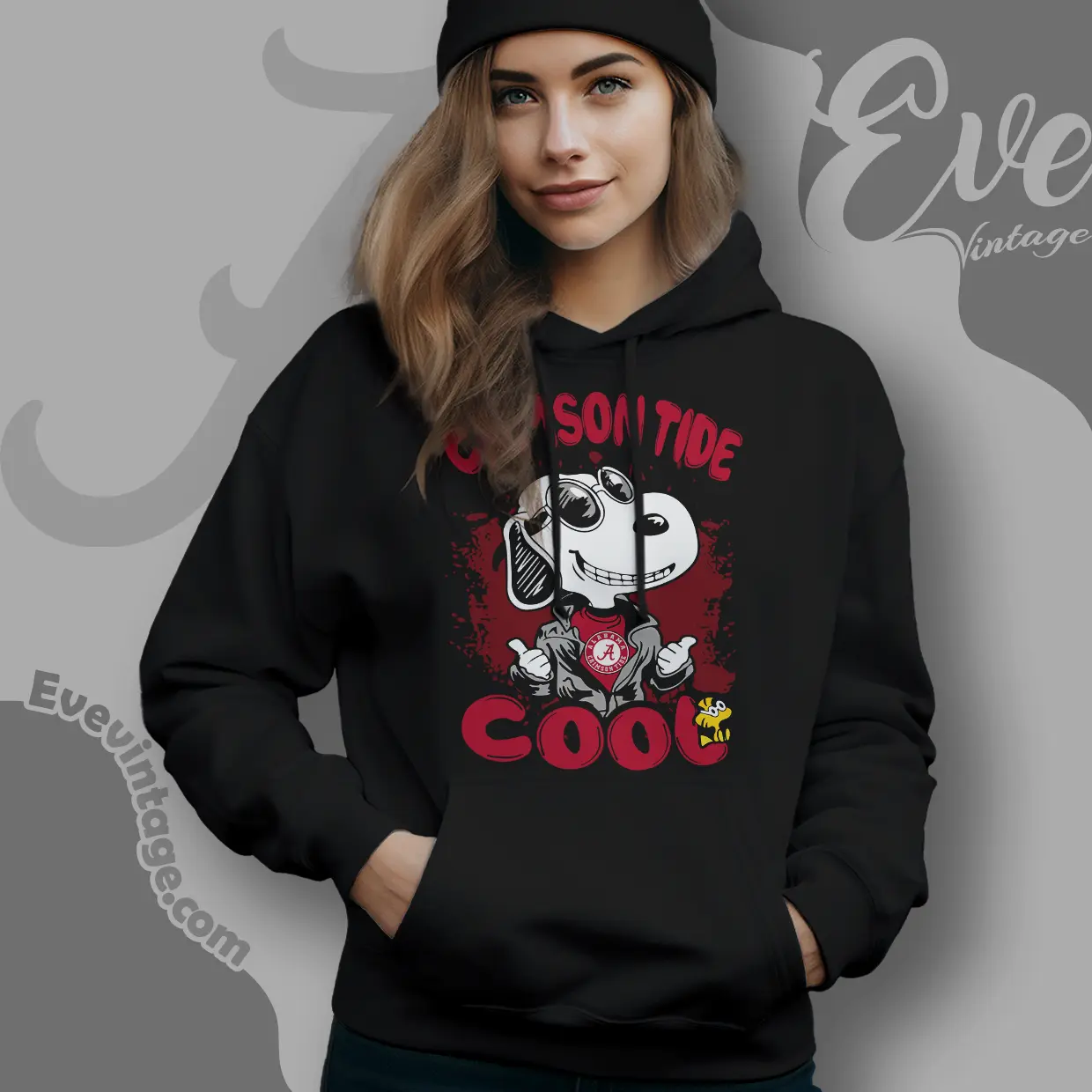 Snoopy Alabama Crimson Tide Cool Hoodie Snoopy Alabama Crimson Tide Cool Hoodie