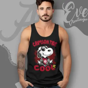 Snoopy Alabama Crimson Tide Cool Tank Top Racerback