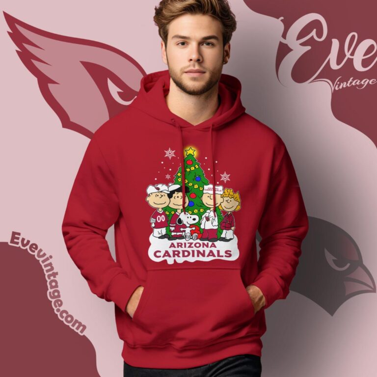 Snoopy And Friends Arizona Cardinals Christmas Shirt Hoodie Snoopy And Friends Arizona Cardinals Christmas Shirt Hoodie