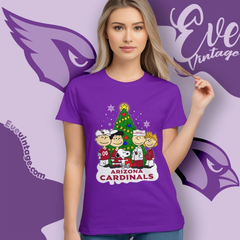 Snoopy And Friends Arizona Cardinals Christmas Shirt Women T Shirt Snoopy And Friends Arizona Cardinals Christmas Shirt Women T Shirt