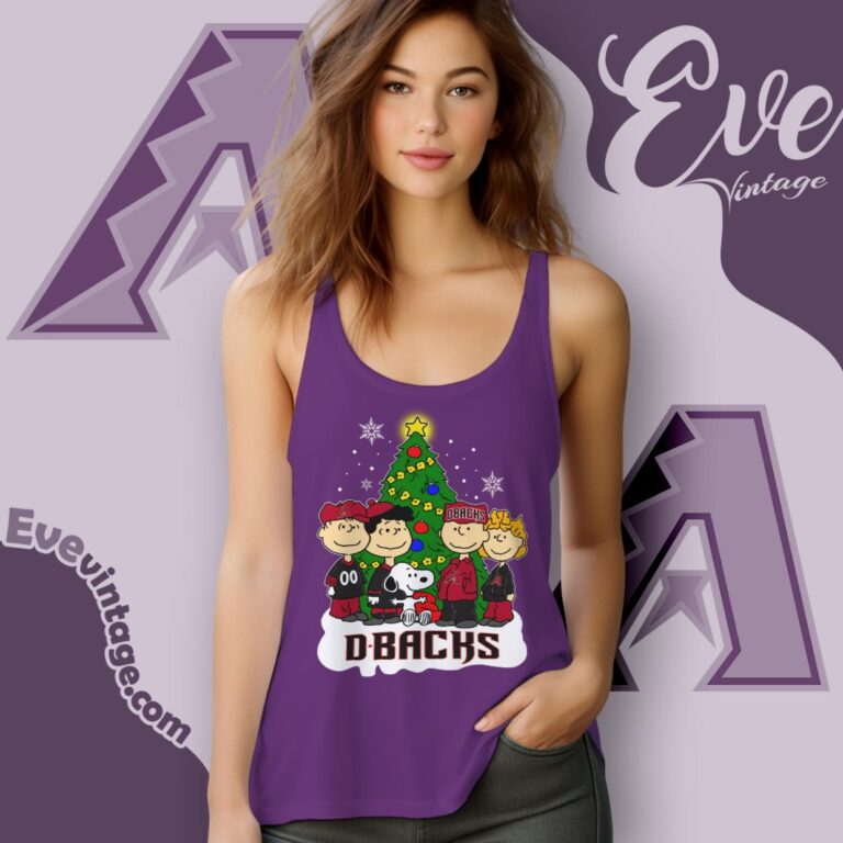 Snoopy And Friends Arizona Diamondbacks Christmas Shirt Tank Top Racerback Snoopy And Friends Arizona Diamondbacks Christmas Shirt Tank Top Racerback