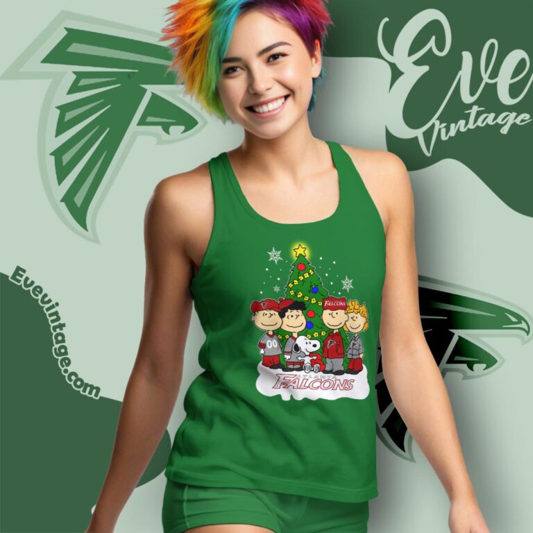 Snoopy And Friends Atlanta Falcons Christmas Shirt Tank Top Racerback Snoopy And Friends Atlanta Falcons Christmas Shirt Tank Top Racerback