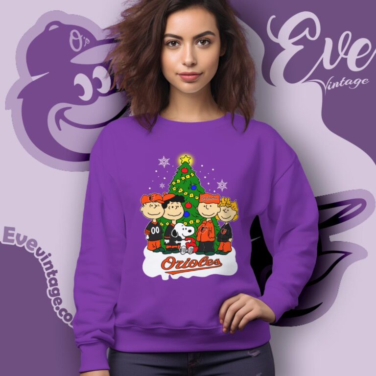 Snoopy And Friends Baltimore Orioles Christmas Shirt Sweatshirt Snoopy And Friends Baltimore Orioles Christmas Shirt Sweatshirt