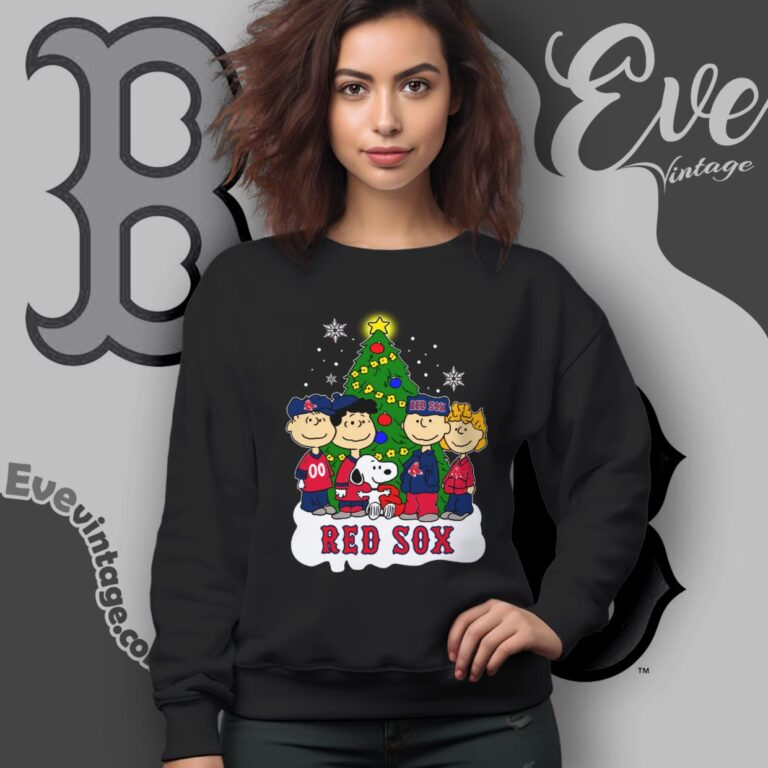 Snoopy And Friends Boston Red Sox Christmas Shirt Sweatshirt Snoopy And Friends Boston Red Sox Christmas Shirt Sweatshirt