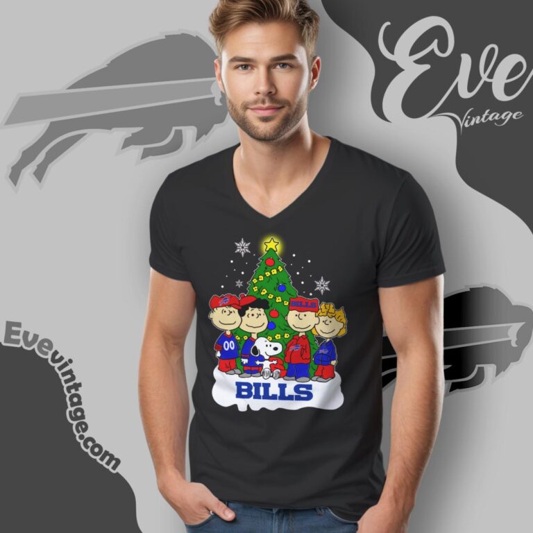 Snoopy And Friends Buffalo Bills Christmas Shirt V Neck TShirt Snoopy And Friends Buffalo Bills Christmas Shirt V Neck TShirt