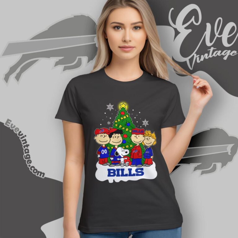 Snoopy And Friends Buffalo Bills Christmas Shirt Women T Shirt Snoopy And Friends Buffalo Bills Christmas Shirt Women T Shirt