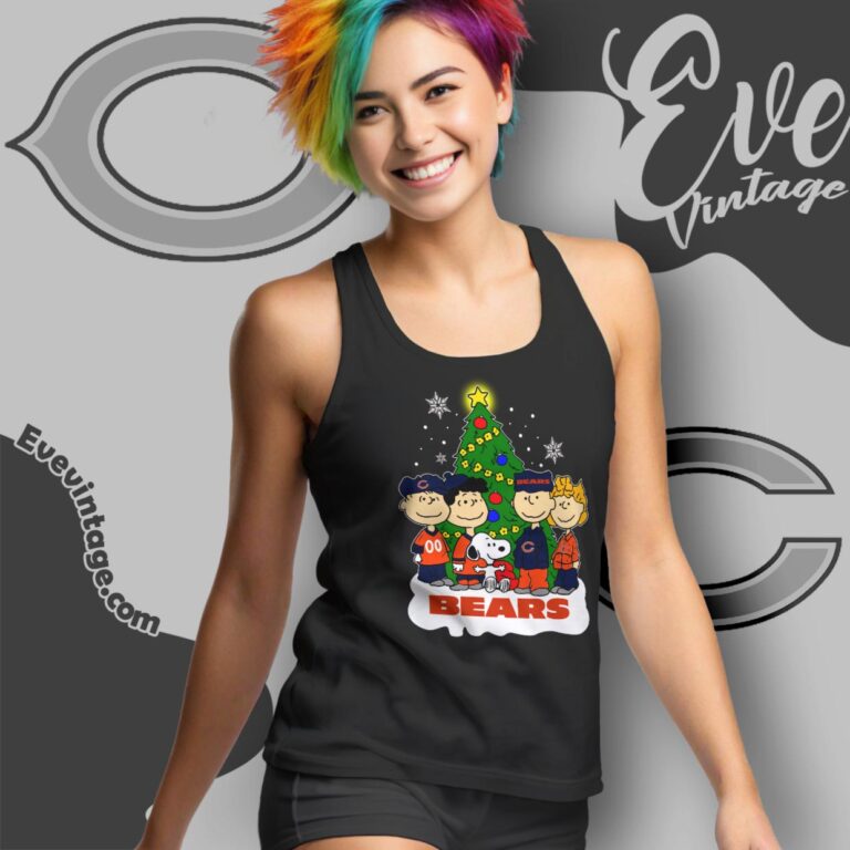 Snoopy And Friends Chicago Bears Christmas Shirt Tank Top Racerback Snoopy And Friends Chicago Bears Christmas Shirt Tank Top Racerback
