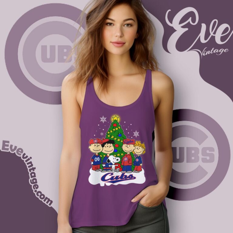 Snoopy And Friends Chicago Cubs Christmas Shirt Tank Top Racerback Snoopy And Friends Chicago Cubs Christmas Shirt Tank Top Racerback