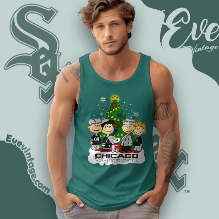 Snoopy And Friends Chicago White Sox Christmas Shirt Tank Top Racerback Snoopy And Friends Chicago White Sox Christmas Shirt Tank Top Racerback