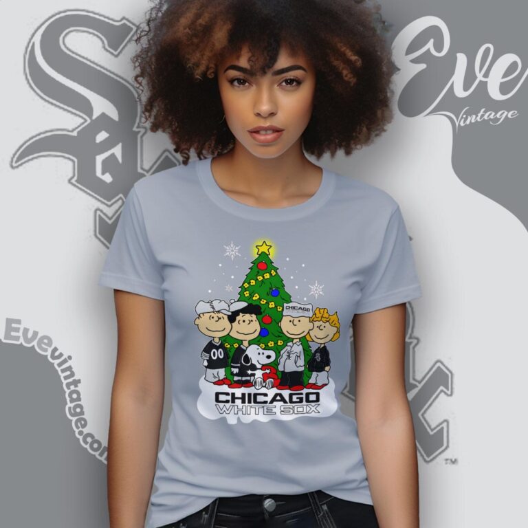 Snoopy And Friends Chicago White Sox Christmas Shirt Women T Shirt Snoopy And Friends Chicago White Sox Christmas Shirt Women T Shirt