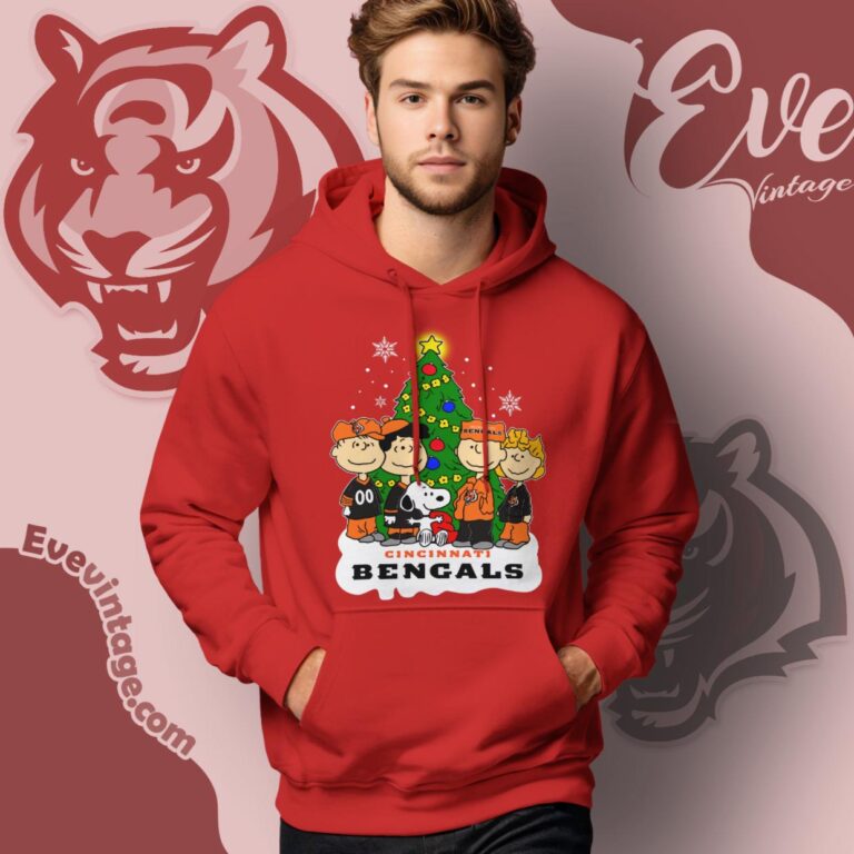 Snoopy And Friends Cincinnati Bengals Christmas Shirt Hoodie Snoopy And Friends Cincinnati Bengals Christmas Shirt Hoodie