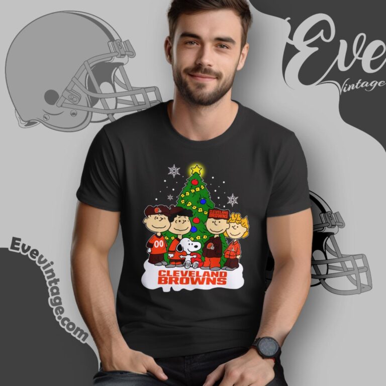 Snoopy And Friends Cleveland Browns Christmas Shirt T Shirt Snoopy And Friends Cleveland Browns Christmas Shirt T Shirt